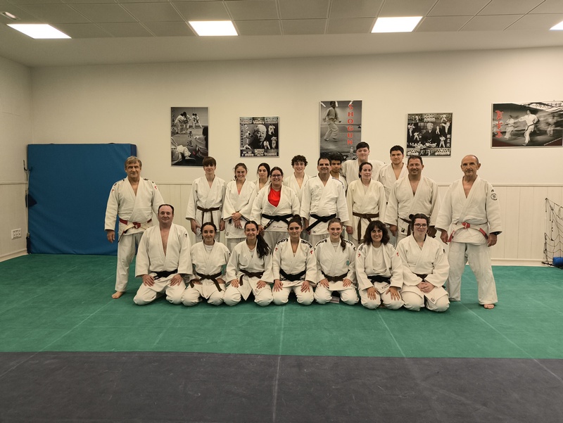 Numerosa participación en el último curso de preparación para examen de paso de grado de Judo de la temporada. Tudela 17-05-25
